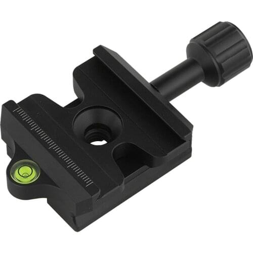 Haoge Quick Release QR Clamp Adapter Convertor for Manfrotto RC2 System to Arca-Swiss Compatible