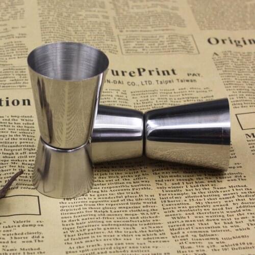 25/50ml Cocktail Jigger Stainless Steel Measure Cup Double Jigger Measuring Jigger Measuring Cup for Home Bar Accessories