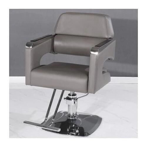 Barber shop chairs, special chairs for hair salons, stainless steel net red hairdressing chairs, liftable barber chairs, liftabl