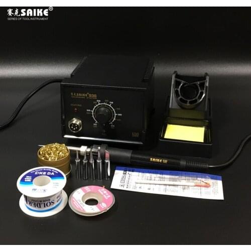 SAIKE 936 soldering station Anti-static temperature adjustable Electric soldering iron 220V 45W