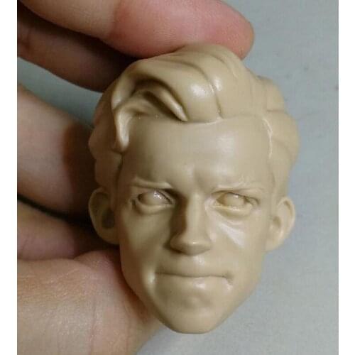 Blank 1/6 Scale Cartoon Version Tom Holland Head Sculpt Unpainted Fit 12" Figure