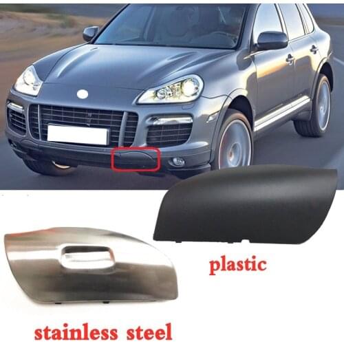 Roavia For Porsche Cayenne 07-10 Front Bumper Tow Hook Cover Fauling Eye Cap Trailer Plug Towing Traction Shell Bracket Housing