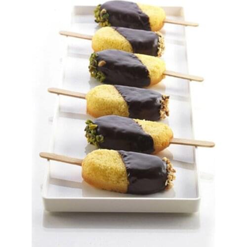 Silicone Ice Cream Mold Popsicle Maker Lolly Tray Ice Cube Making Juice Popsicles Molds Freezer candy Pop Tool