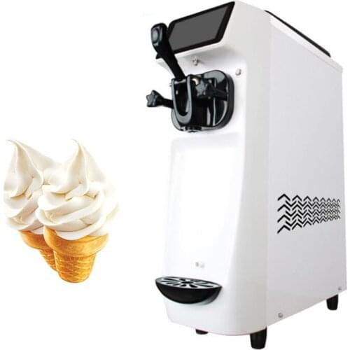 Single flavor soft ice cream machine commercial ice cream roll machine vending machine for sale