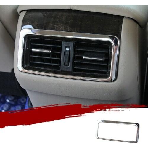 FOR Honda Accord 9th 2014-2017 ABS chrome inner rear air outlet vent cover trim