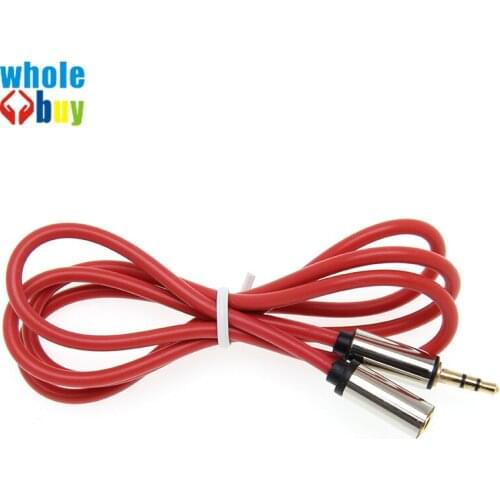 High efficiency Jack 3.5mm Audio Extension Male to Female Headset Cable adapter car player to connect with audio cbale500pcs/lot