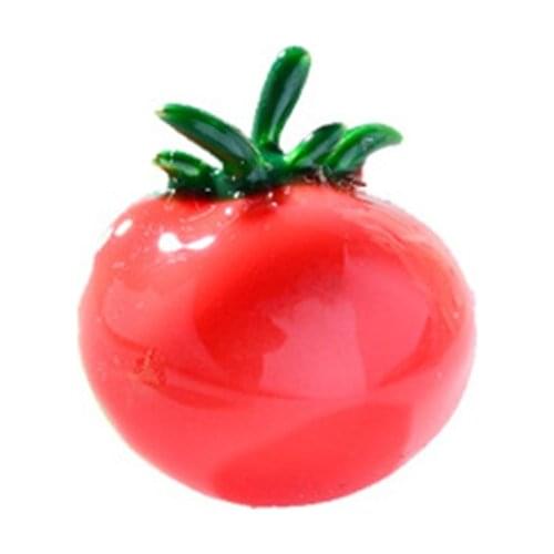 Blucome Red Enamel Tomato Collar Lapel Pins For Women New Delicious Food Summer Party Casual Brooch Birthday Gifts