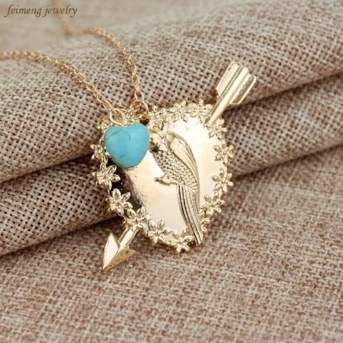 America Teleplay 2 Broke Girls Max Parrot Pendant Necklace New Women Chain Statement Necklace