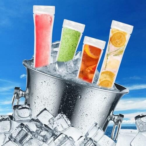 Ice Popsicle Pouches 150PCS Ice Popsicle Mold Bags with Zip Seals Ice Pouch with Funnel for Yogurt Stick Fruit Smoothies