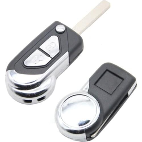 DAKATU 2 Button Modified Remote key shell for Citroen C2 C4 C5 C6 C8 Berlingo Picasso DS VA2 key blade