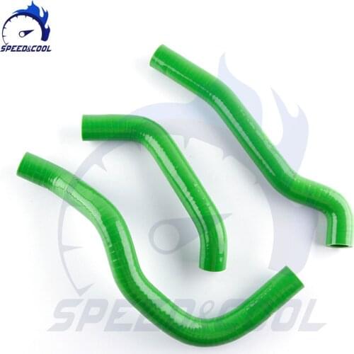 Motorcycle Silicone Radiator Coolant Tube Pipe Hose Kit For Kawasaki KLR650 KLR 650 1987-2007
