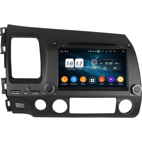 DSP PX6 Android 10 Car DVD GPS for Honda Civic 2006 2007 2008 2009 2010 2011 Stereo Radio GPS Bluetooth 5.0 WIFI CarPlay