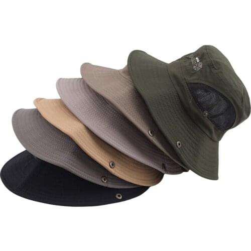 Double Sided Bucket Hat Fisherman Hat Spring Summer Wide Brim Sun Anti-UV Hats Outdoor Travel Bucket Caps 6 Colors 2020 New