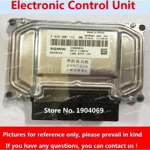 F01R00DLA3 23989831 F01RB0DLA3 ME17 ECU Electronic Control Unit F01R00DG0B 23575318 F01RB0DG0B For Wuling Baojun Car
