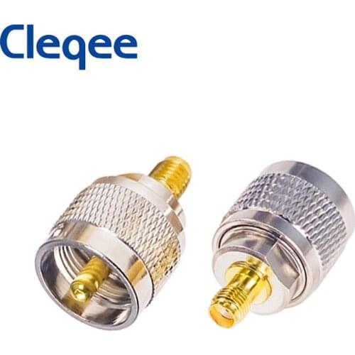 JXSINONE 1pc SMA Female To UHF PL259 Male PL259 Connector RF Coax Coaxial Adapter