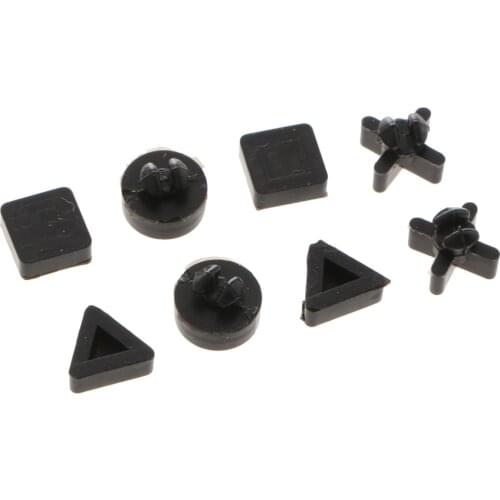 For Sony PS4 Pro Console Bottom Feet Pad Set of 8 Back Sticker Kit Repair Part