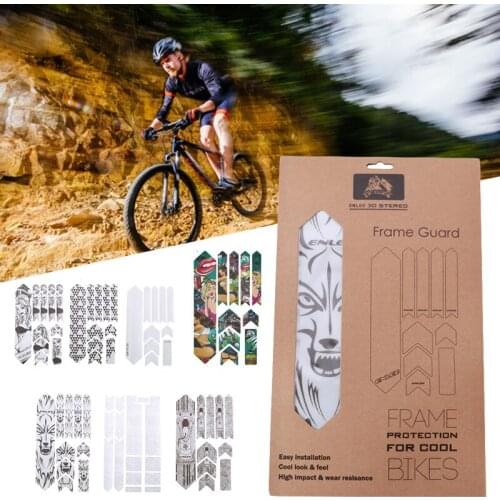 2021 3D Road Bicycle Paster Frame Waterproof Scratch-Resistant Protector MTB Bike Parts Best Glue Removeable Stickers Accessorie