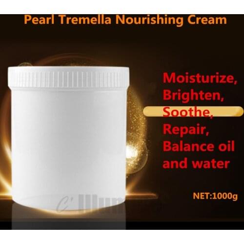 Pearl Tremella Nourishing Cream Face Day Cream Moisturizing Cream Oily Skin Control Care Cosmetics OEM 1000g