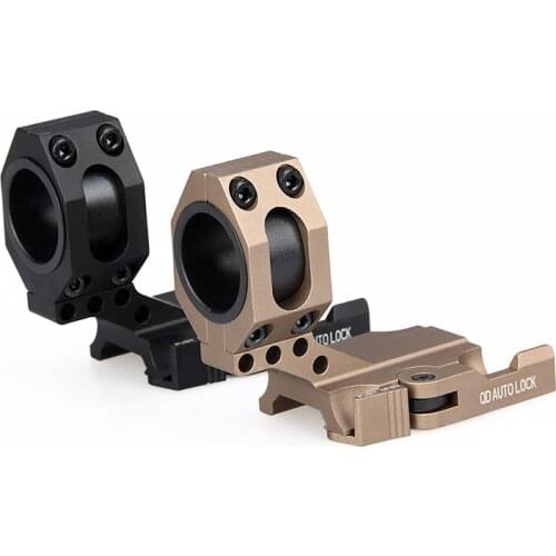 PPT Tan Black Color 6063 Aluminum Material 30mm/25.4MM Ring Diameter QD Quickly Detach Scope Mount HS24-0135