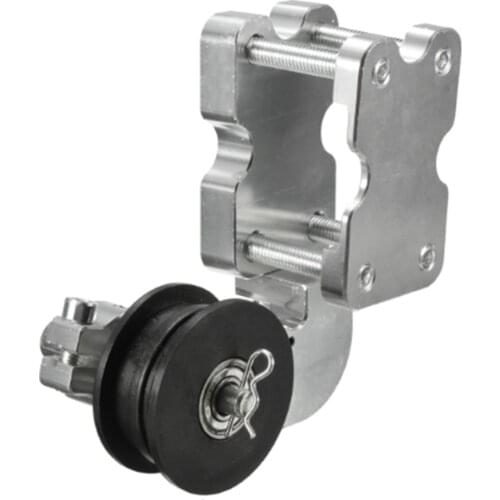 Motocycle Chain Tensioner Roller Tool For Dirt Pit Bike ATV , 52MM Dia. Silver