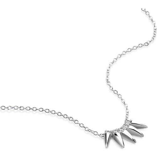 Romantic Women Accessories Hot Fashion 100% 925 sterling silver Necklace Ivory tassel Pendant Chocker Wholesale silver jewelry