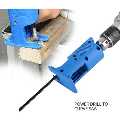 Reciprocating Saw Attachment Adapter Change Electric Drill Into Reciprocating Saw for Wood Metal Cutting