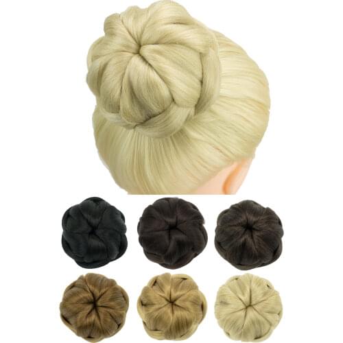 Soowee Synthetic Hair Chignon Hair Bun Cover Blonde Messy Bun Wig Updo Messy Bun Bsh Hair Donut Benehair Dropship Suppliers