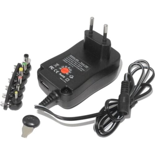 Universal Ac Dc Adapter 30W Switching Power Supply 3V 4.5V 5V 6V 7.5V 9V 12V Power Adapter Adjustabable Charger