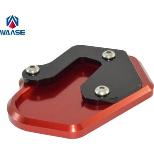 Waase For BMW F900R F900 F900 R XR 2020 Kickstand Foot Side Stand Extension Pad Support Plate