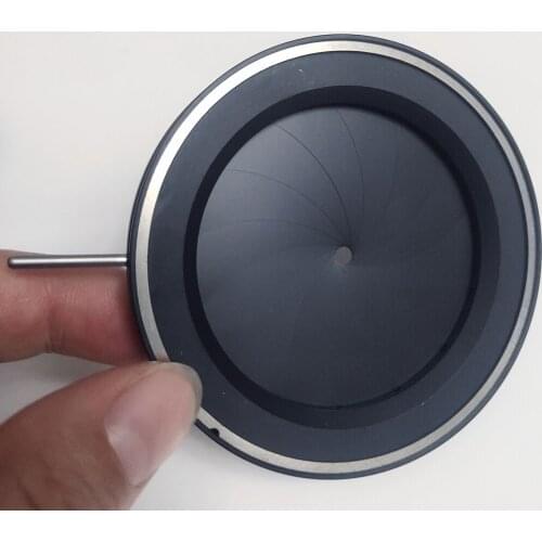 1 PC Adjustable 3-52mm Mechanical Iris Diaphragm Aperture for Microscope Camera Adapter Monitor Condenser