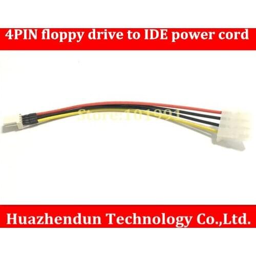 20PCS/LOT New 4pin Male to 4pin Female connector power cable FLOPPY Male to D type Power Extension Cable