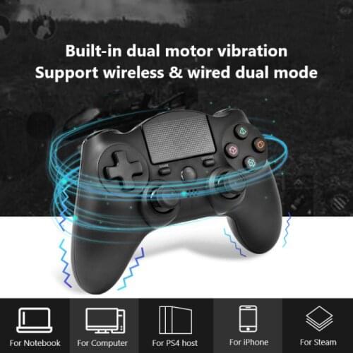 5.0 Game Controller Dual-Vibration Rechargeable Compact Touching For Game Machine Grip Durable