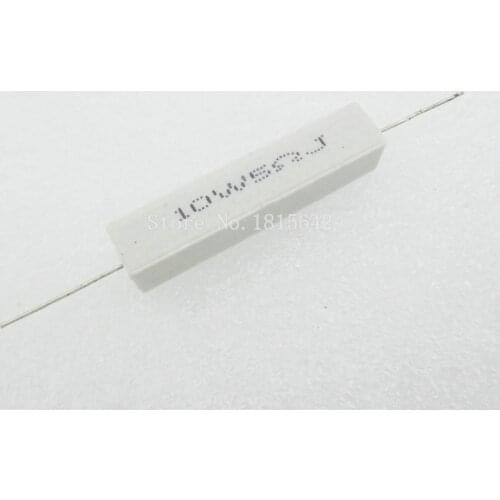 10PCS/LOT Ceramic Cement Resistor 10W 5 ohm 5R Resistance 5% Error Cement resistance