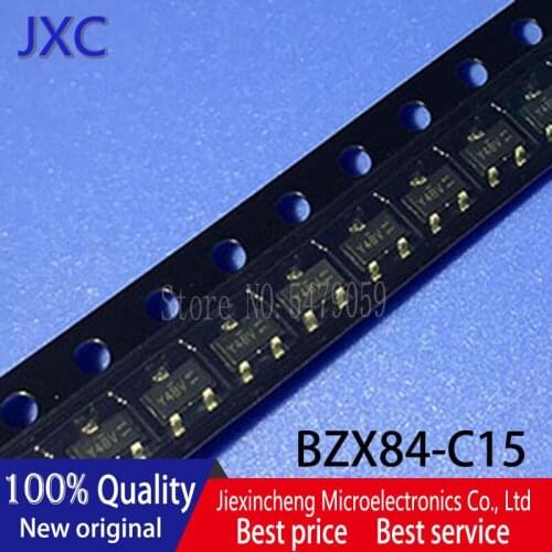 50PCS BZX84-C15 Y4 BZX84C15 15V SOT23 New original