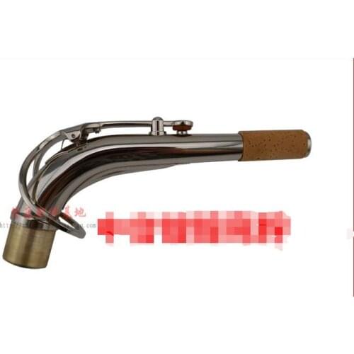 Saxophone accessories Eb alto sax nickel-plated curved neck mouth tube neck neck tube