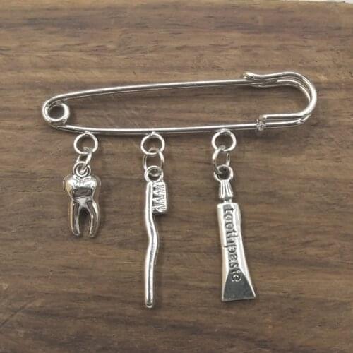 1pcs Dentist Brooch Dentist Brooch Dental Assistant Gift Dental Hygienist Brooch