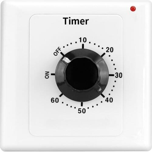15A High Power Pump Motor Countdown Digital Time Switch 30-120 Minutes Kitchen Timing Control Tools Universal Mechanical Timer