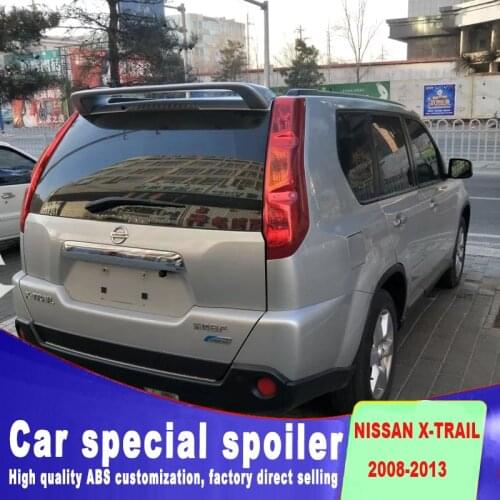 Bidirectional flow spoiler for 2008 to 2013 x-trail x trail high quality rear window roof spoiler for nissan x-trail by primer