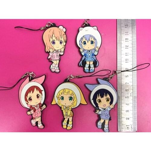 G476 Is the order a rabbit Original Japanese anime figure rubber Silicone sweet smell mobile phone charms/keychain/strap