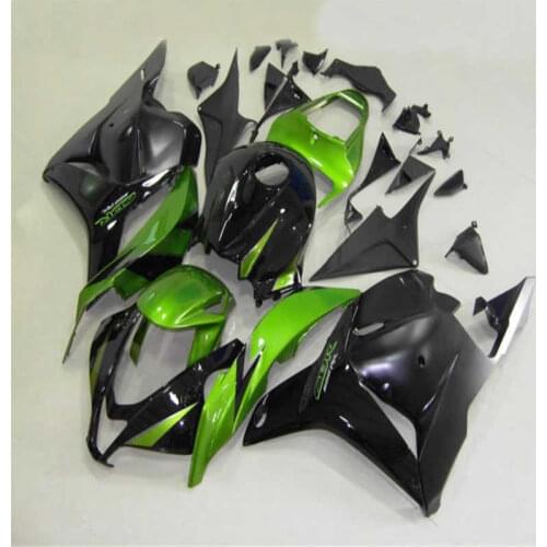 H-Motorcycle Fairing 09 10 CBR 600 RR 2011 Fairing Kits 2009 - 2012 injection mold CBR 600 RR 09 10 Kits green black CBR 600 RR