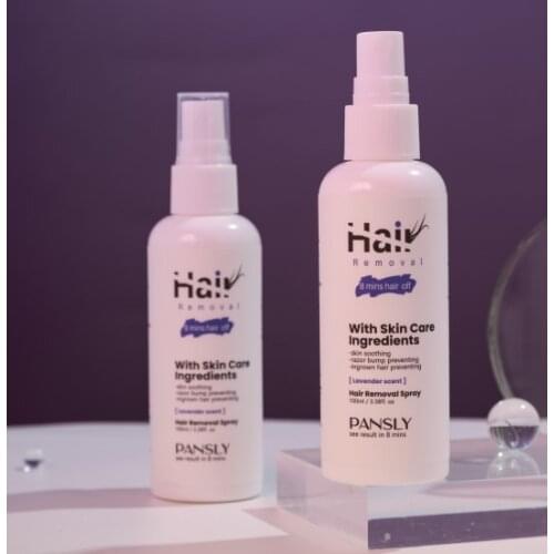 Lavender Inhibitor Cream Body Lotion Hair Removal Spray Permanent Hair Growth Inhibitor Spray Repair Essence