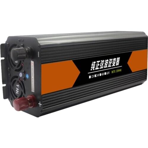 Pure Sine Wave Power Inverter DC12V 24V 48V 60V To AC220V 8000W LCD Display Inverter Solar System Motorhome RV Camping Car