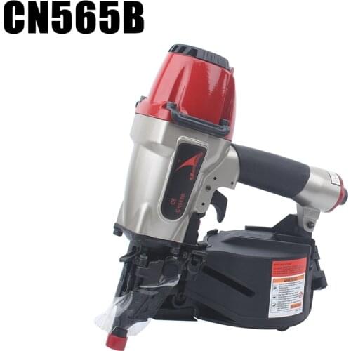 Quality YOUSAILING CN565B Pneumatic Construction Coil Nailer Roll Nail Gun Nail Depth Adjustable