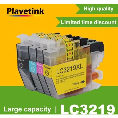 Plavetink Full Ink Compatible Cartridge For Brother LC3219 LC3219XL MFC J5330DW J5335DW J5730DW J5930DW J6530DW J6935DW Printer