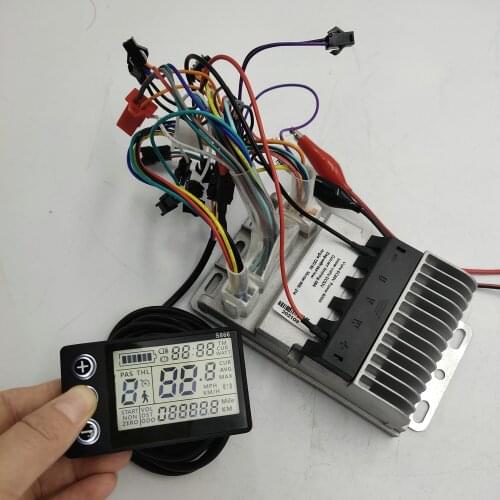 Display866+SINEWAVE BLDC Controller 36v48v60v72v500w600w With Cast Aluminum Shell For Electric Scooter Tricycle Motorcycle ATV