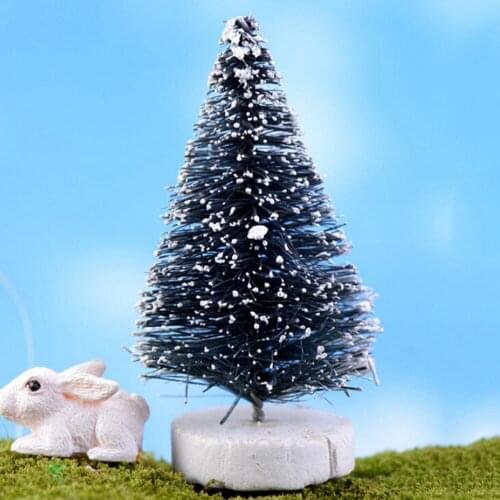 1 Pcs Mini Tree Terrarium Plant Figurines Garden Miniature Resin Craft Home Garden Decoration Micro Landscape Bonsai accessories