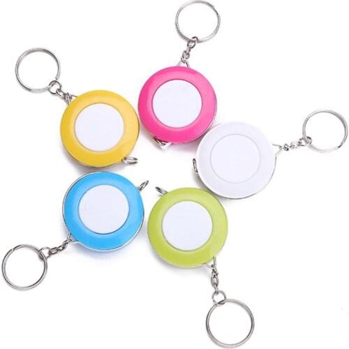 Portable Retractable Ruler Centimeter/inch Tape Measure Mini Keychain Ruler wholesales