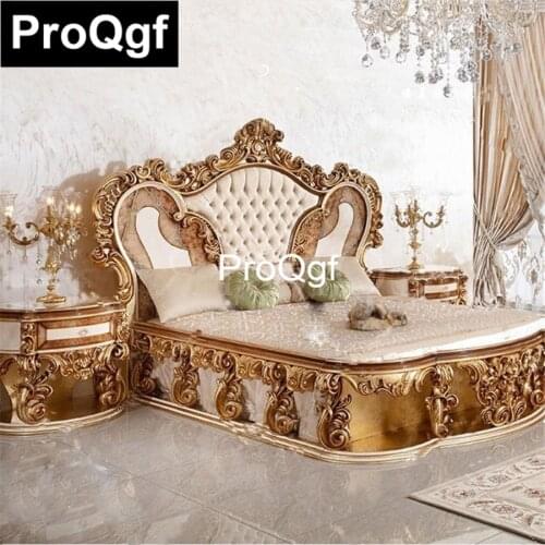 Prodgf 1Pcs A Set European Luxury ins Amazing Bedroom Castle Bed