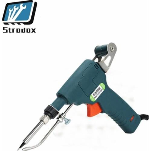 Adjustable temperature manual soldering electric soldering iron automatic soldering gun 80W internal heating welding tool