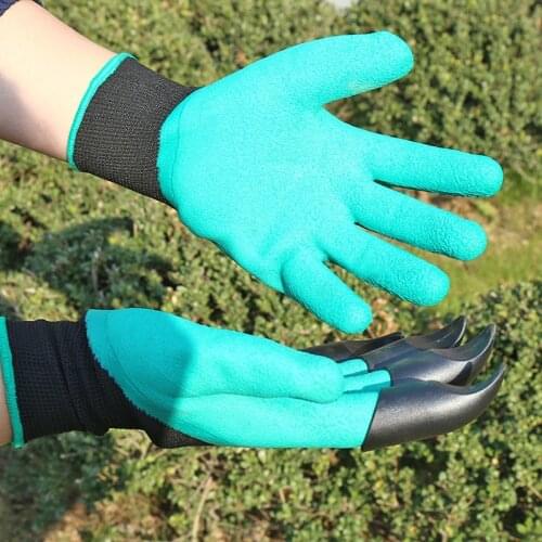 Garden Gloves Gardening Digging Planting Durable Rubber Waterproof Work Garden Gloves Women/Man